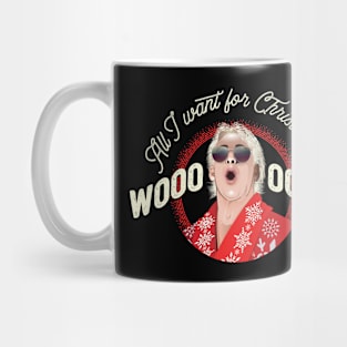 All I Want for Christmas is WOOOO! (with shades!) Mug